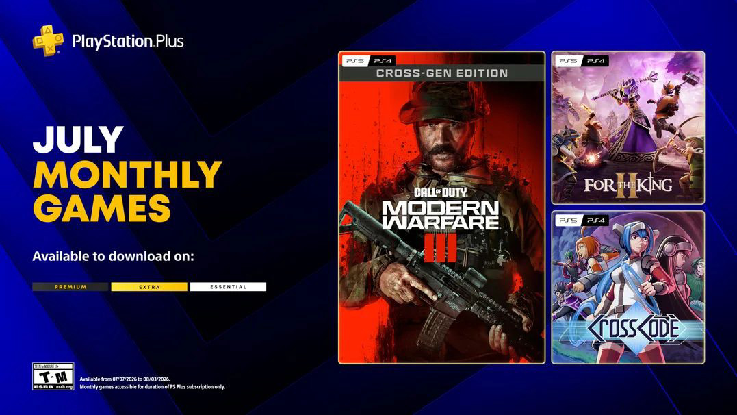 PlayStation Plus na lipiec z mocnymi tytułami